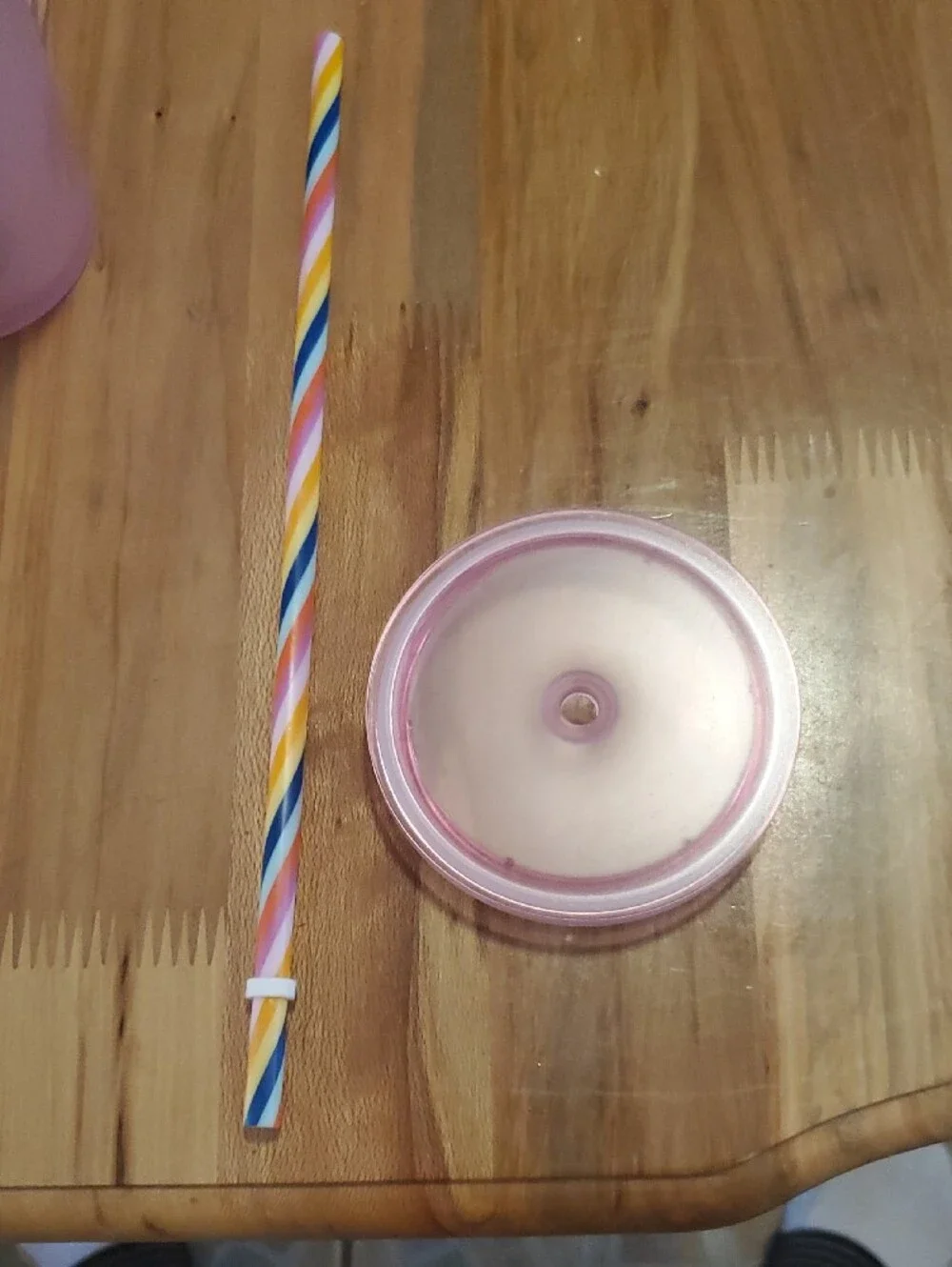 Starbucks Purple Frosted Polka Dot Tumbler with Lid & Straw